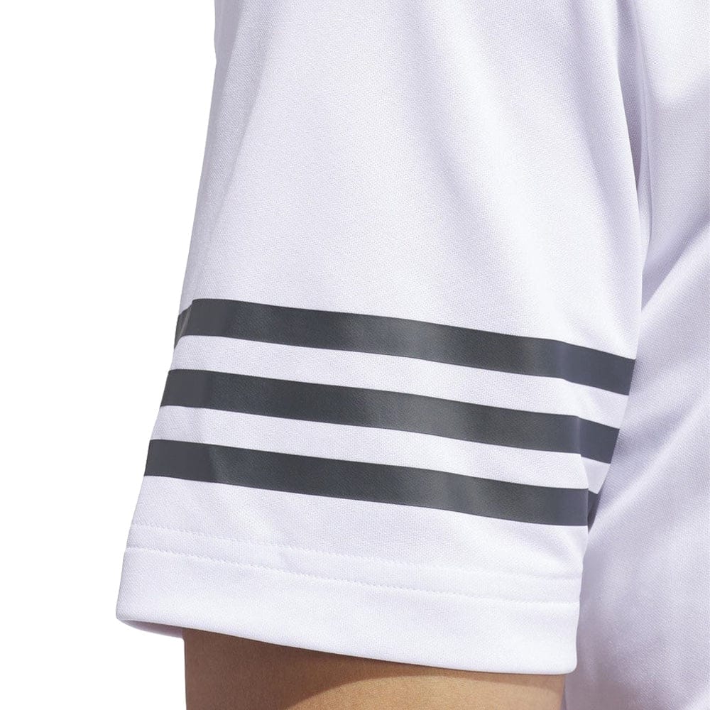 adidas 3-Stripes Polo Shirt - White - Image 4