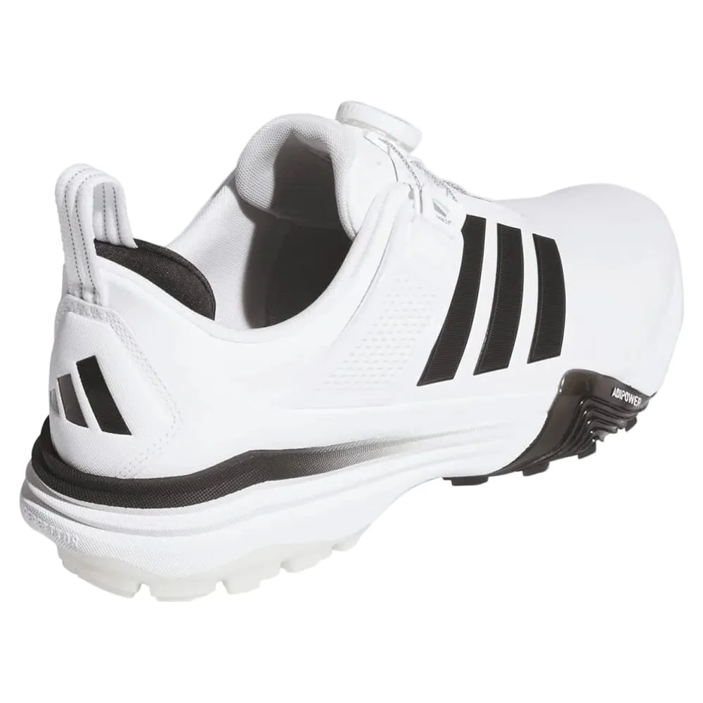 adidas Adipower 26 Boa Waterproof Spikeless Shoes - Cloud White/Core Black/Silver Met. - Image 6