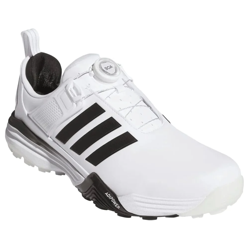 adidas Adipower 26 Boa Waterproof Spikeless Shoes - Cloud White/Core Black/Silver Met. - Image 7