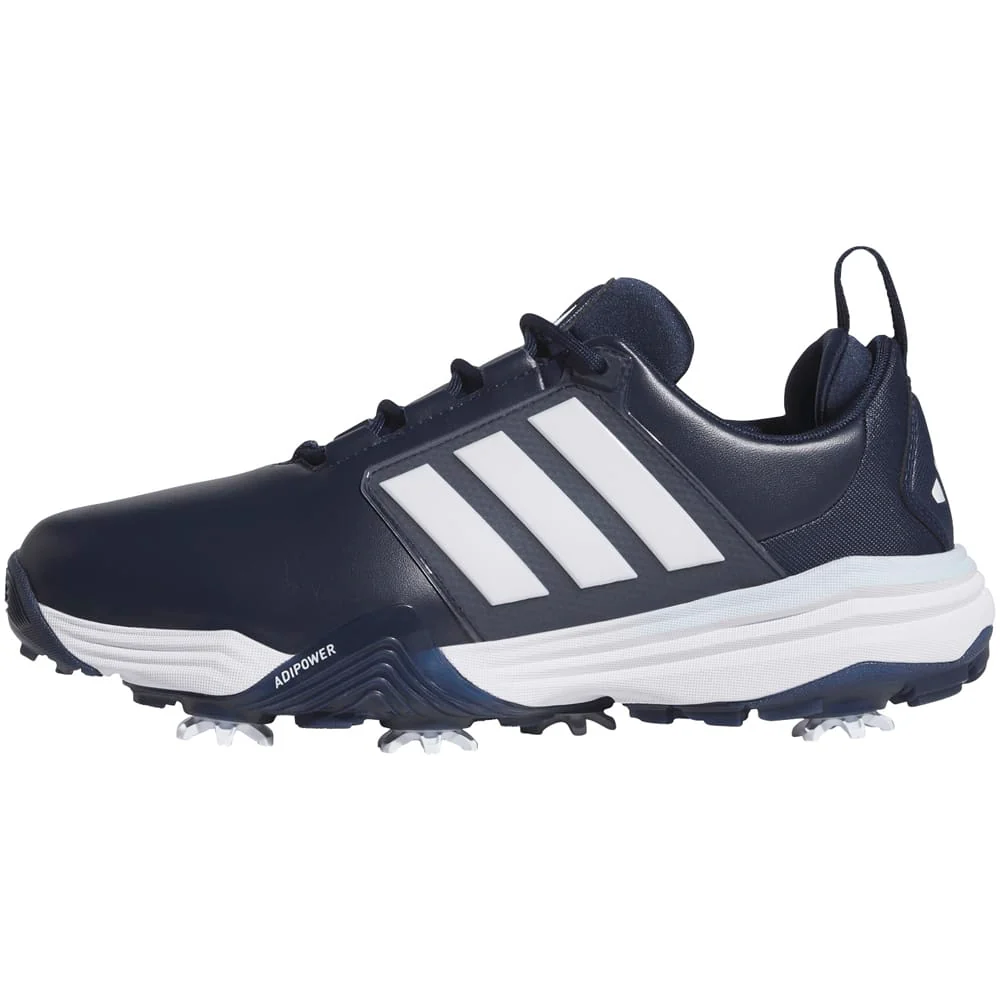 adidas Adipower 26 Waterproof Spiked Shoes - Collegiate Navy/Footwear White/Crystal Sky - Image 2