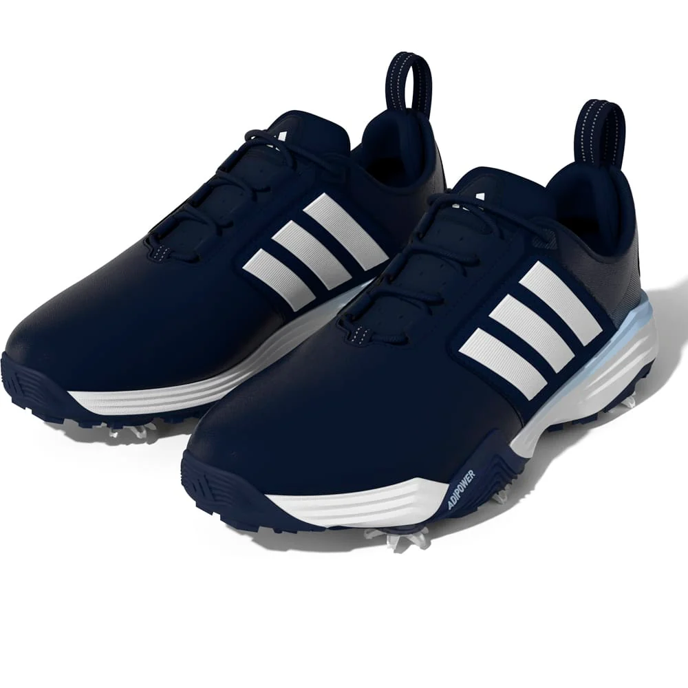 adidas Adipower 26 Waterproof Spiked Shoes - Collegiate Navy/Footwear White/Crystal Sky - Image 3