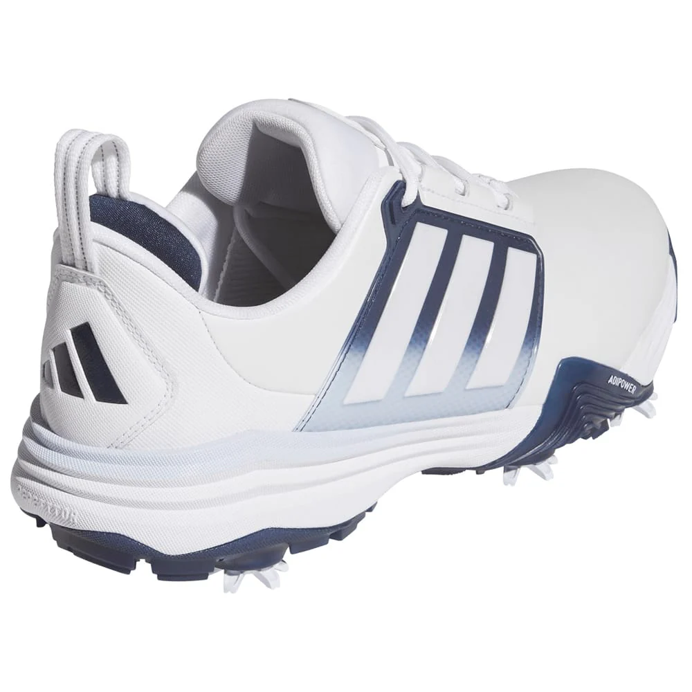 adidas Adipower 26 Waterproof Spiked Shoes - Footwear White/Collegiate Navy/Crystal Sky - Image 3