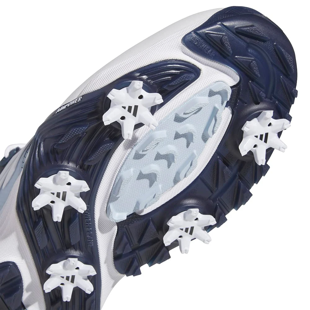adidas Adipower 26 Waterproof Spiked Shoes - Footwear White/Collegiate Navy/Crystal Sky - Image 8