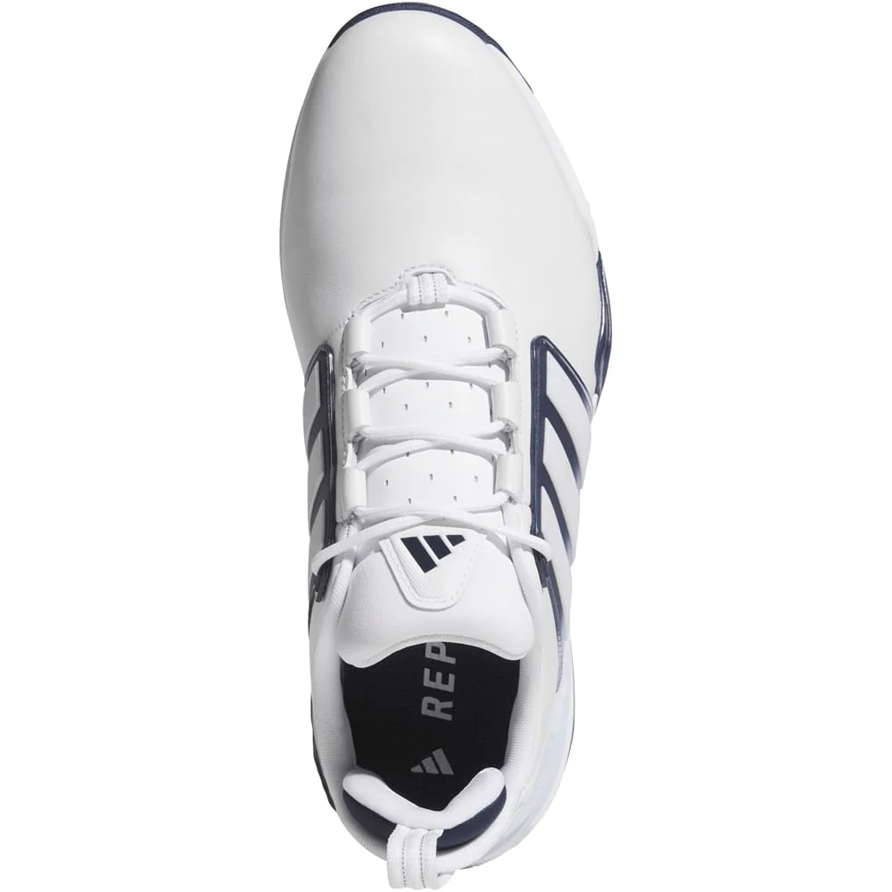 adidas Adipower 26 Waterproof Spiked Shoes - Footwear White/Collegiate Navy/Crystal Sky - Image 9