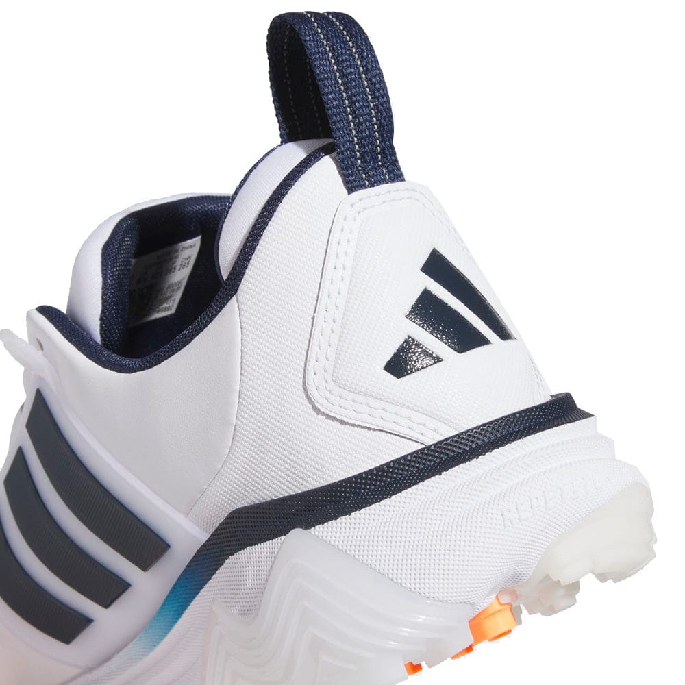 adidas Adipower 26 Waterproof Spikeless Shoes - Cloud White/Collegiate Navy/Lucid Orange - Image 6