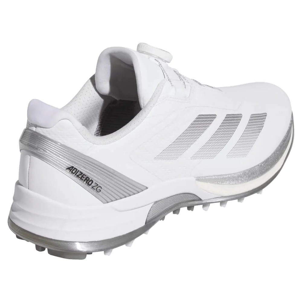adidas Adizero Zg Boa Low Cut Waterproof Spikeless Shoes - Cloud White/Iron Met./Silver Met. - Image 7