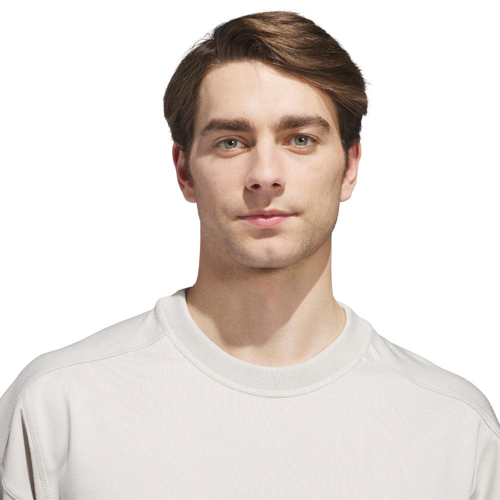 adidas Beyond Graphic Short Sleeve Crewneck Pullover - Wonder Alumina - Image 5