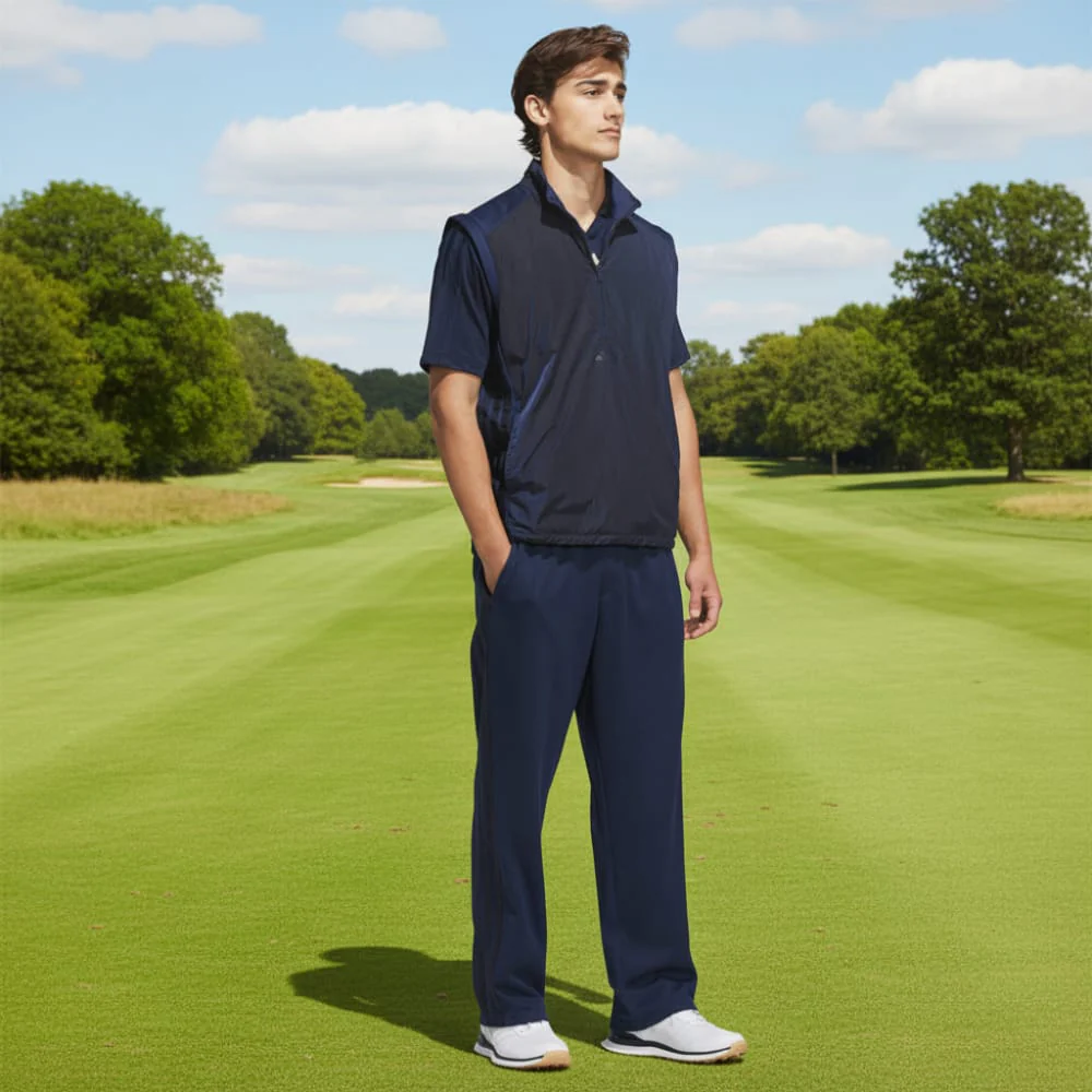 adidas Beyond The Course Climawarm Loose Fit Vest - Collegiate Navy - Image 4