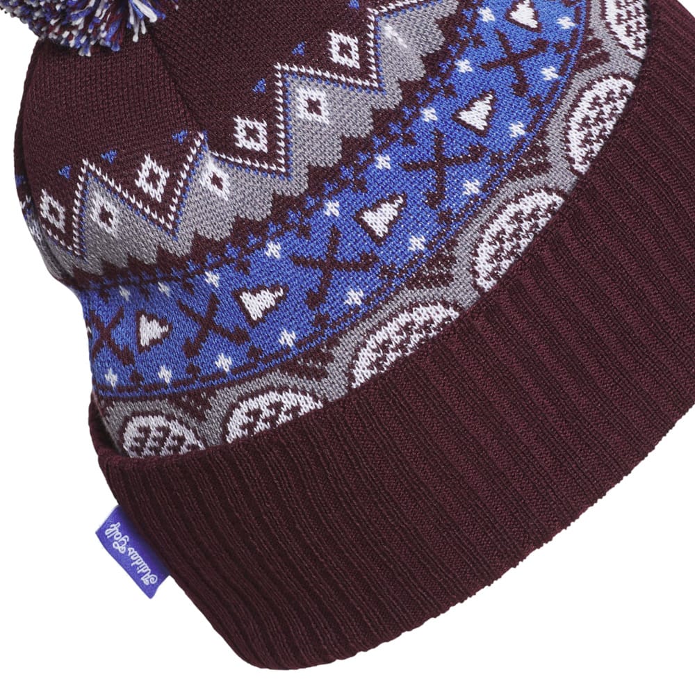 adidas Climawarm Pom Pom Beanie - Maroon - Image 4