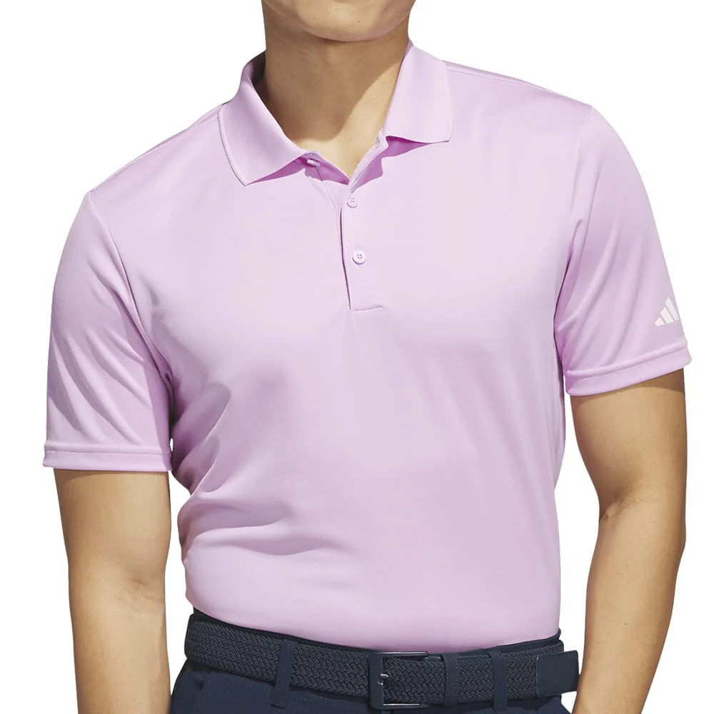 adidas Core Performance Primegreen Polo Shirt - Clear Lilac - Image 3