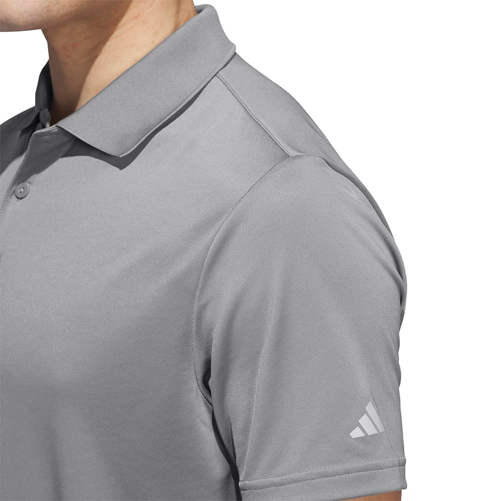 adidas Core Performance Primegreen Polo Shirt - Grey Heather - Image 7