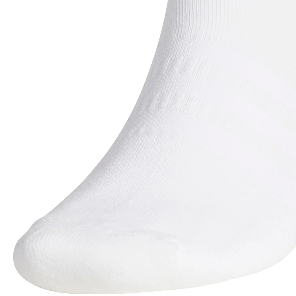 adidas Crew Socks 3 Pairs - White/Grey Three/Black - Image 4