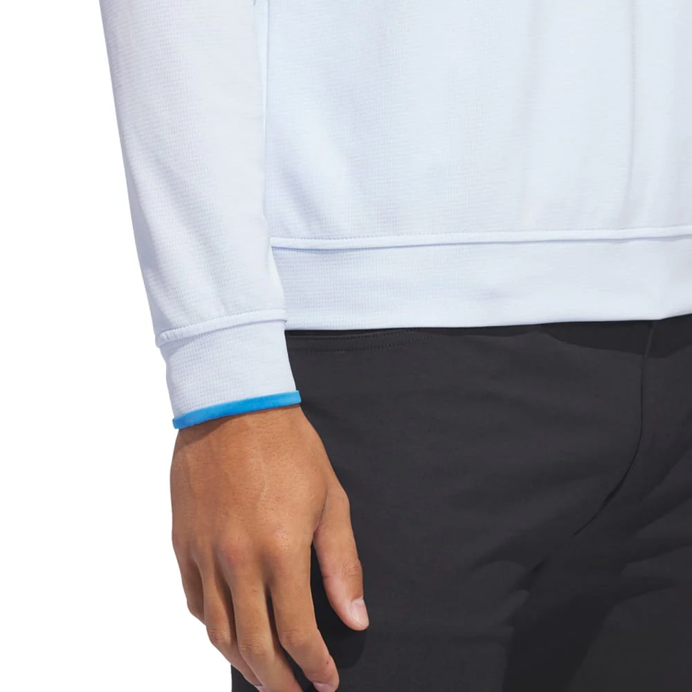 adidas Lightweight Half-Zip Top - Crystal Sky - Image 6