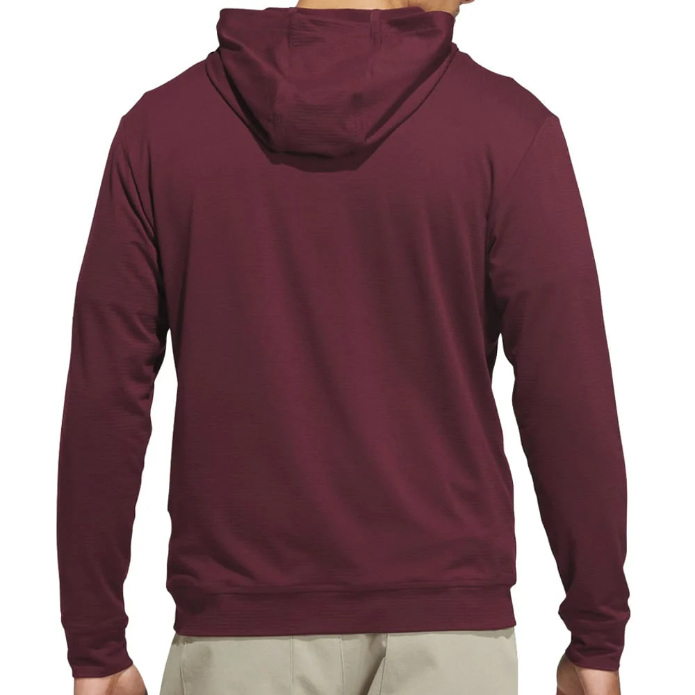 adidas Mens Ultimate365 Elevated Pullover Hoodie - Maroon - Image 2
