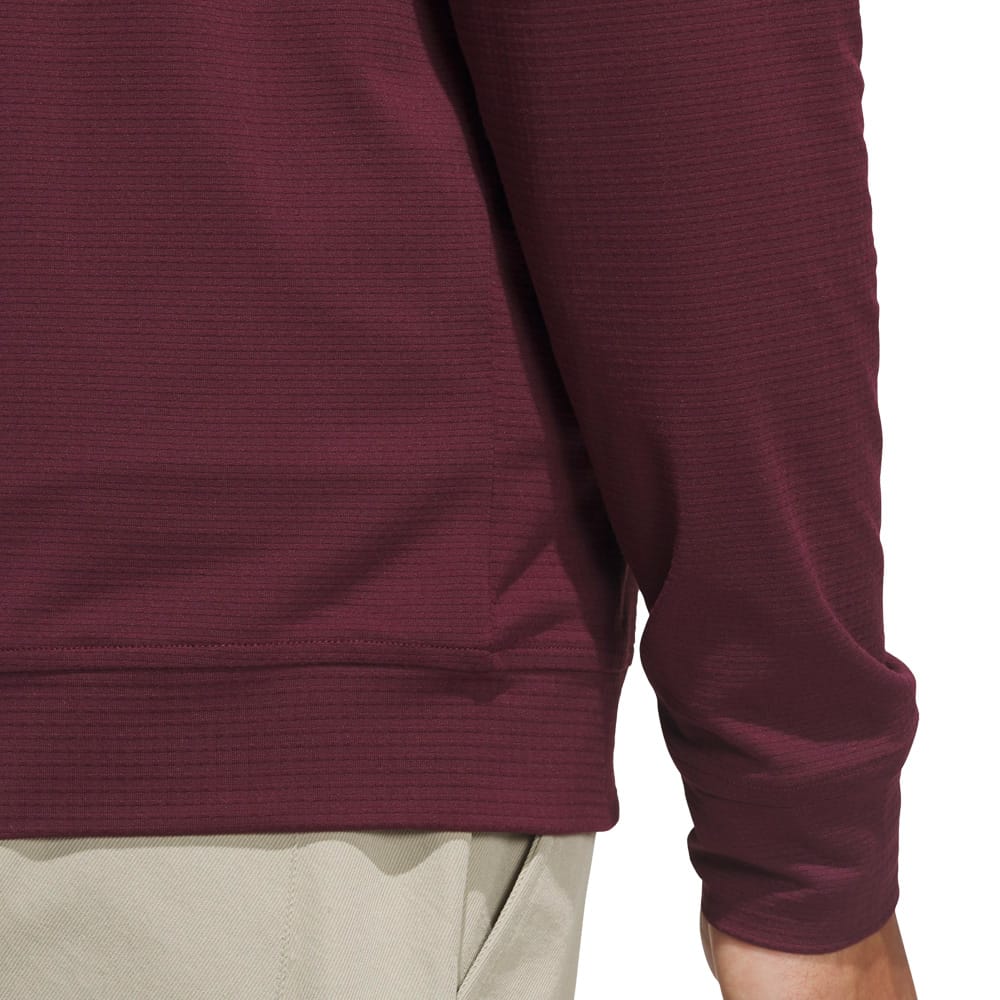 adidas Mens Ultimate365 Elevated Pullover Hoodie - Maroon - Image 5