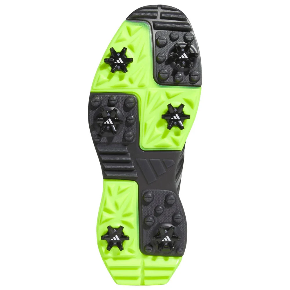 adidas R2C 26 Waterproof Spiked Shoes - Core Black/Iron Met./Lucid Lemon - Image 4