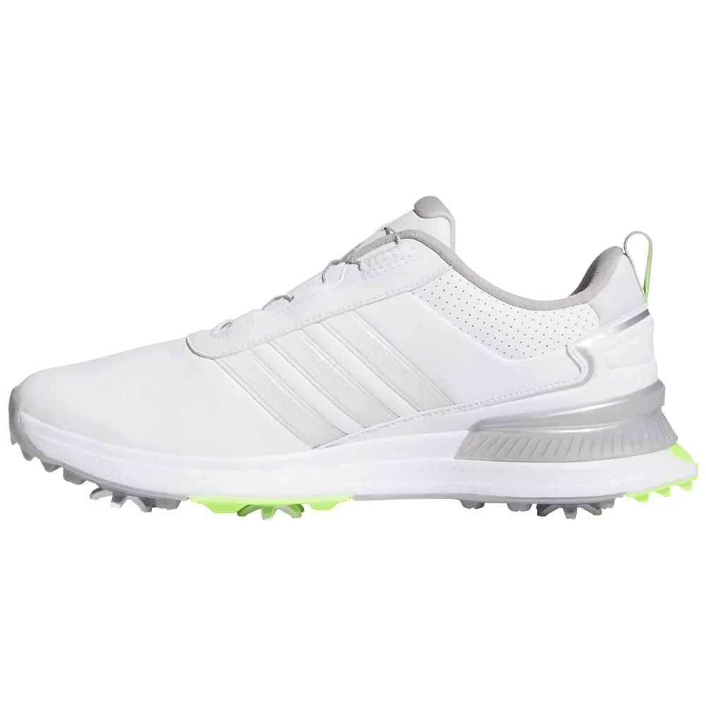 adidas R2C Boa Waterproof Spiked Shoes - Cloud White/Silver Met./Lucid Lemon - Image 3