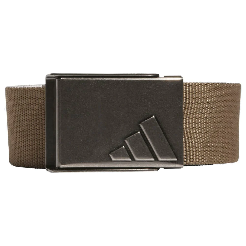 adidas Reversible Webbing Belt - Khaki Six/Distilled Pink