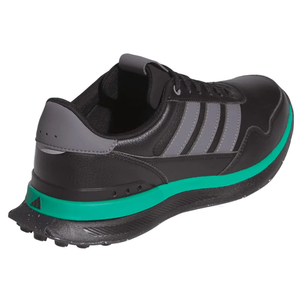 adidas S2G 26 Leather Waterproof Spikeless Shoes - Core Black/Grey Four/Court Green - Image 7