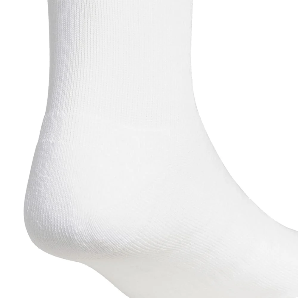 adidas Stripe Crew Socks (3 Pack) - White/Black/Grey - Image 3