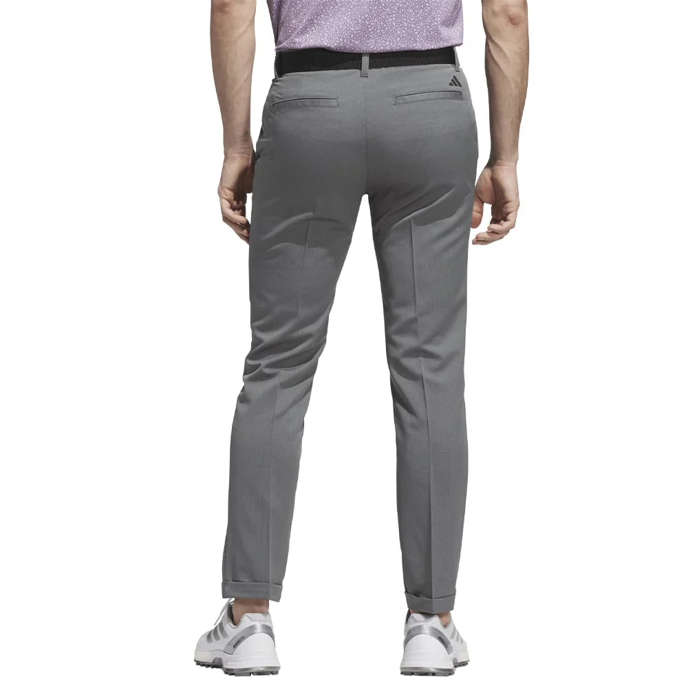 adidas Ultimate365 Classic Pinstripe Trouser - Black/Grey Four - Image 3