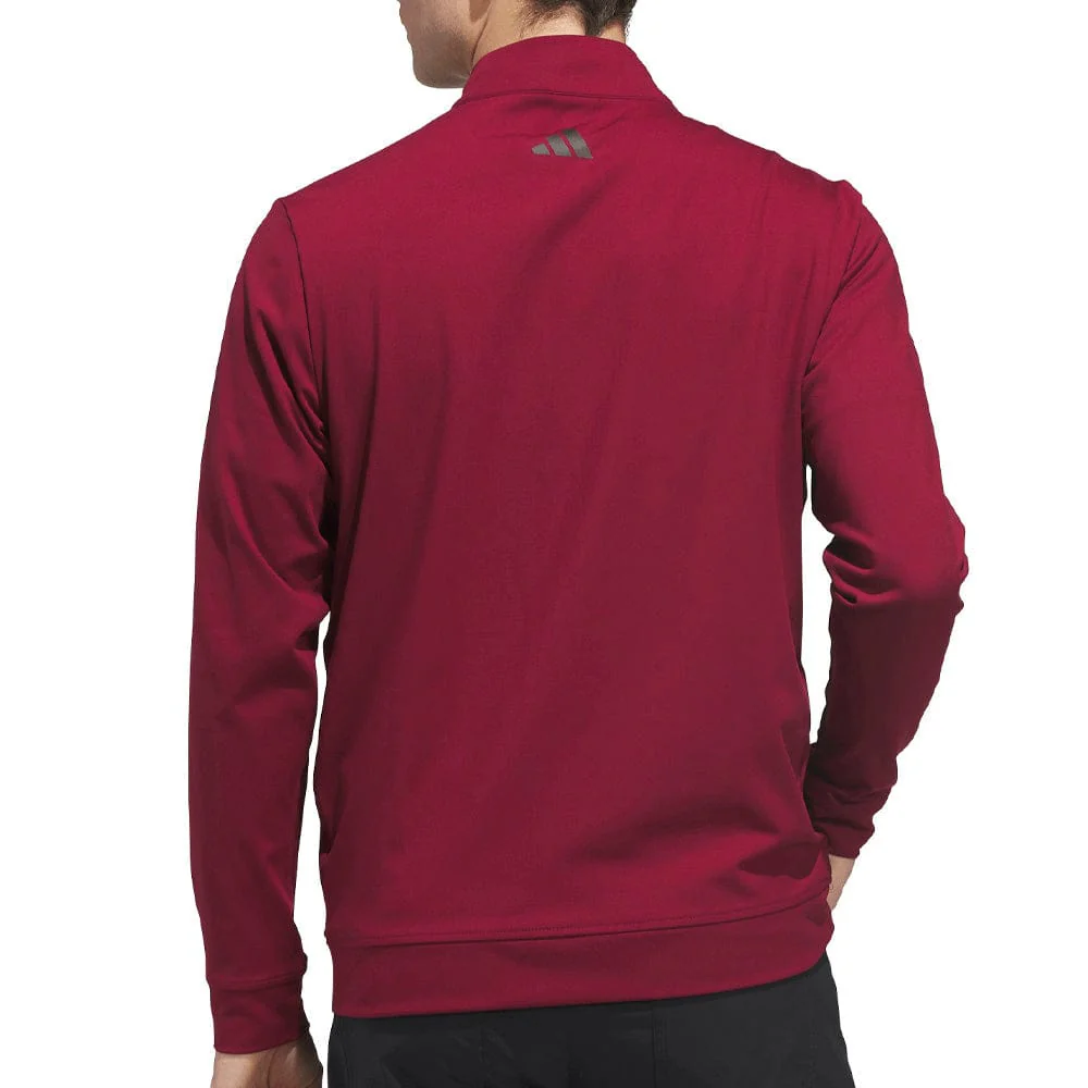 adidas Ultimate365 Classic Quarter-Zip - Collegiate Burgundy - Image 2