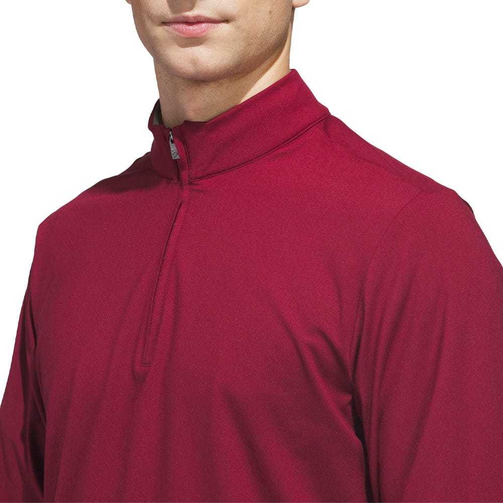 adidas Ultimate365 Classic Quarter-Zip - Collegiate Burgundy - Image 4