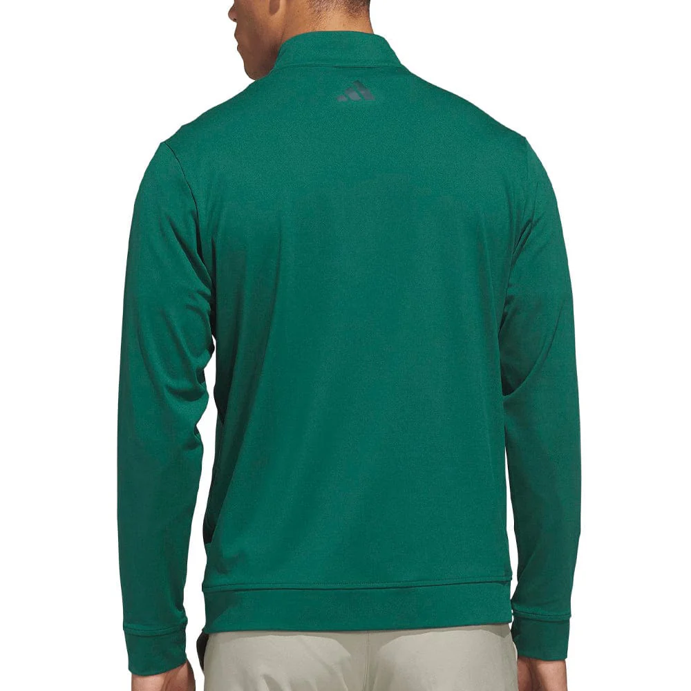 adidas Ultimate365 Classic Quarter-Zip - Collegiate Green - Image 2