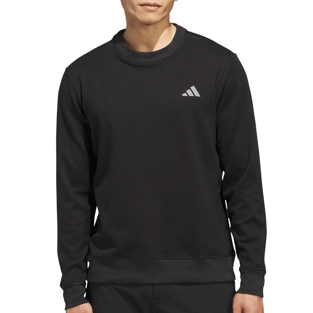 adidas Ultimate365 Climawarm Crewneck Sweatshirt - Black - Image 3