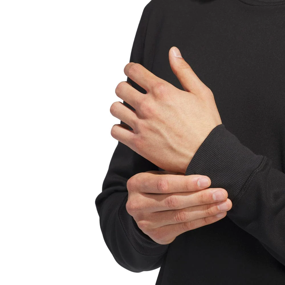 adidas Ultimate365 Climawarm Crewneck Sweatshirt - Black - Image 5