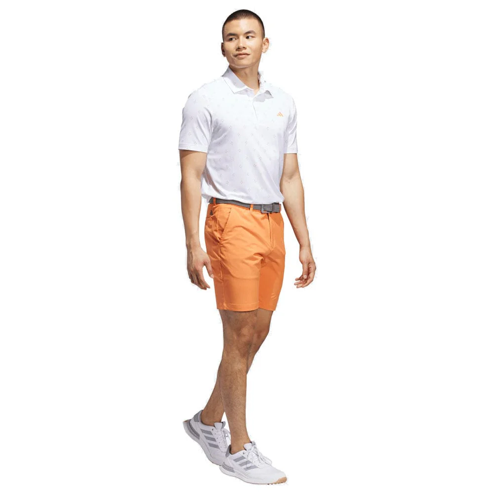 adidas Ultimate365 Essence Print Climacool Polo Shirt - White - Image 6
