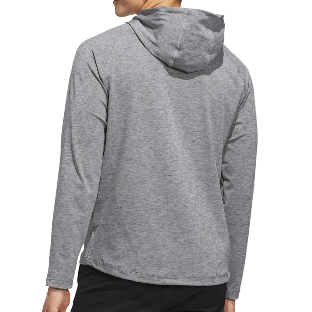 adidas Ultimate365 Heather Hoodie - Black Melange - Image 2