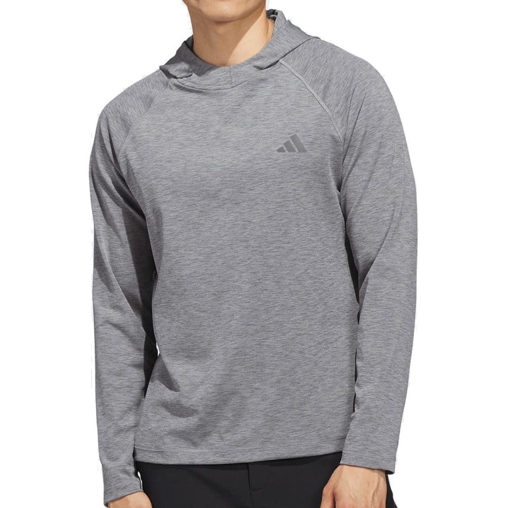 adidas Ultimate365 Heather Hoodie - Black Melange - Image 3