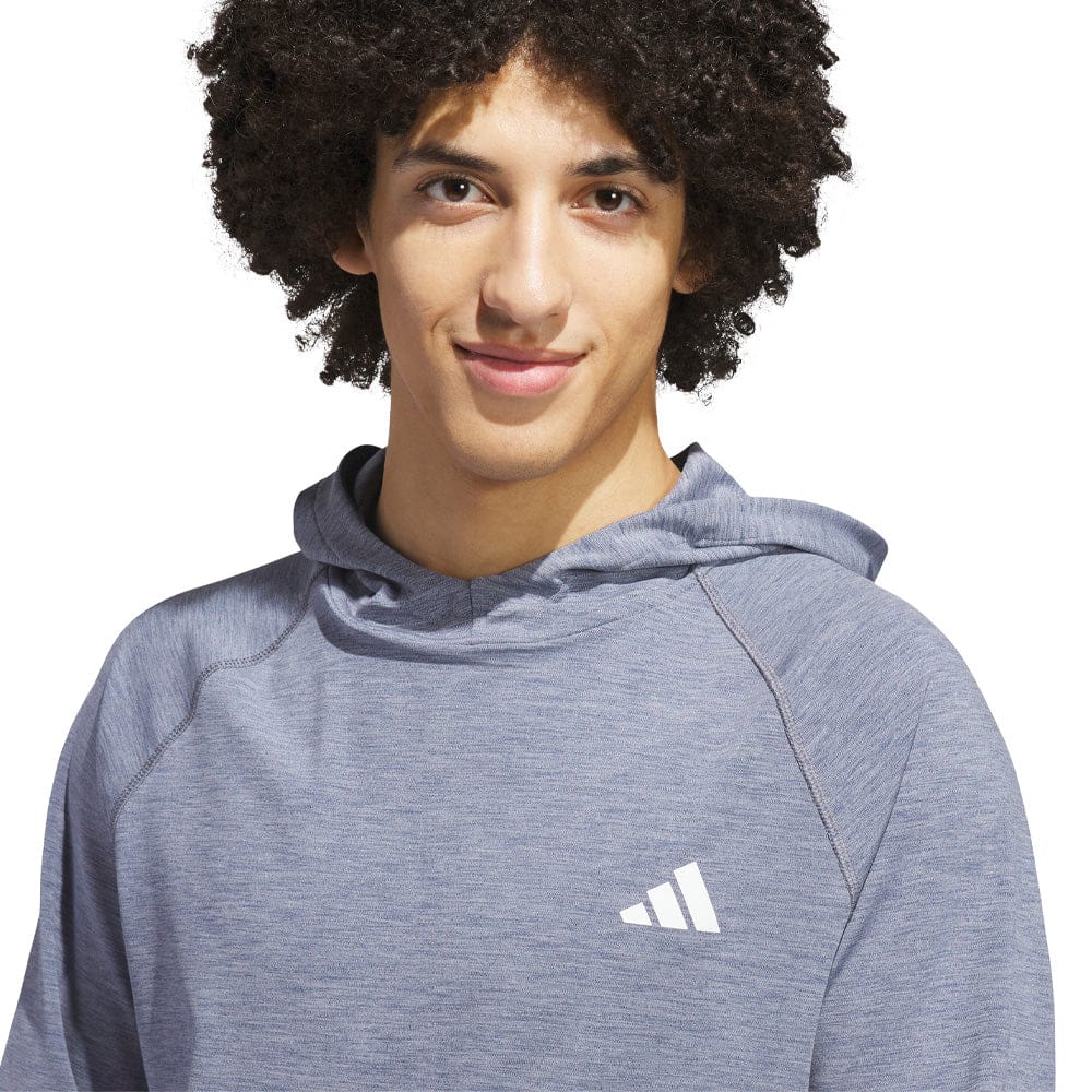 adidas Ultimate365 Heather Hoodie - Collegiate Navy Mel. - Image 5