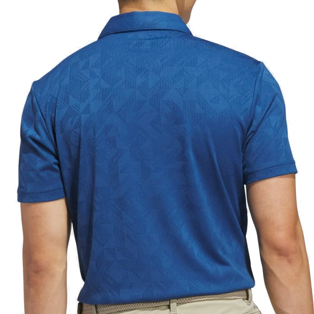 adidas Ultimate365 Jacquard Polo Shirt - Dusky Petrol - Image 2