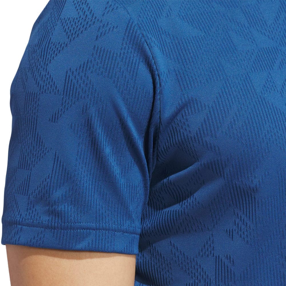 adidas Ultimate365 Jacquard Polo Shirt - Dusky Petrol - Image 4
