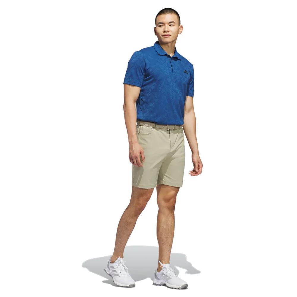 adidas Ultimate365 Jacquard Polo Shirt - Dusky Petrol - Image 6