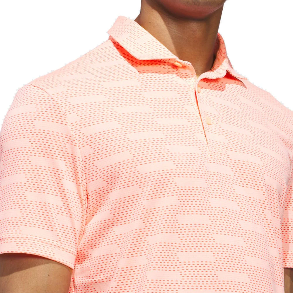 adidas Ultimate365 Jacquard Polo Shirt - Dual Indigo - Image 3