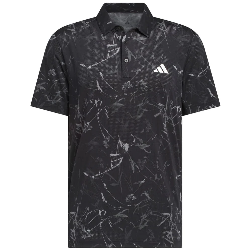 adidas Ultimate365 Mesh Climacool Polo Shirt - Black