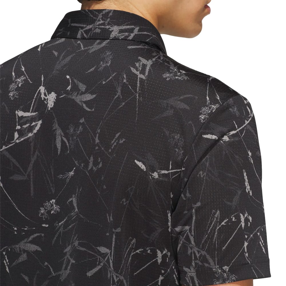 adidas Ultimate365 Mesh Climacool Polo Shirt - Black - Image 5