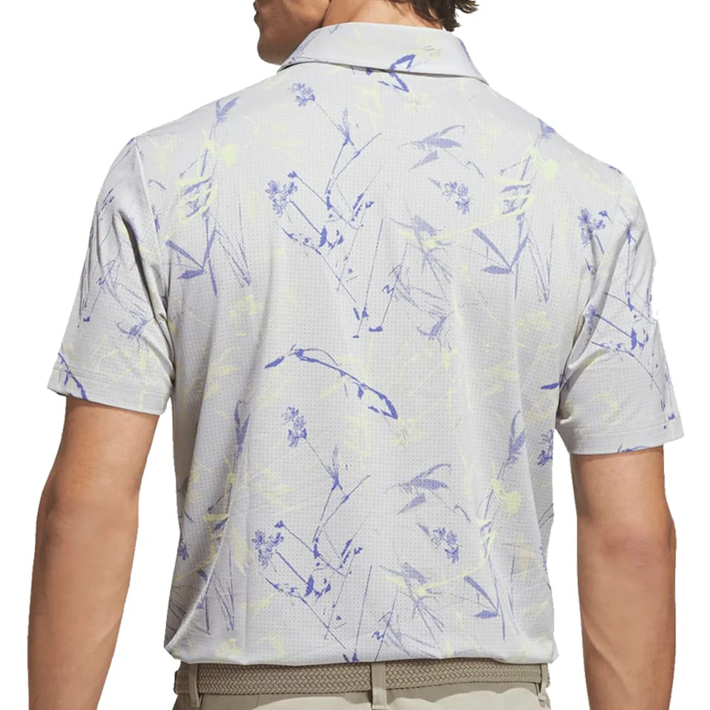 adidas Ultimate365 Mesh Climacool Polo Shirt - Frozen Lemon - Image 2