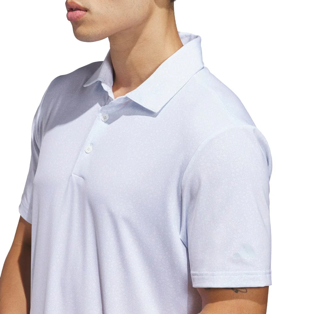 adidas Ultimate365 Mini Bunker Polo Shirt - Crystal Sky - Image 5