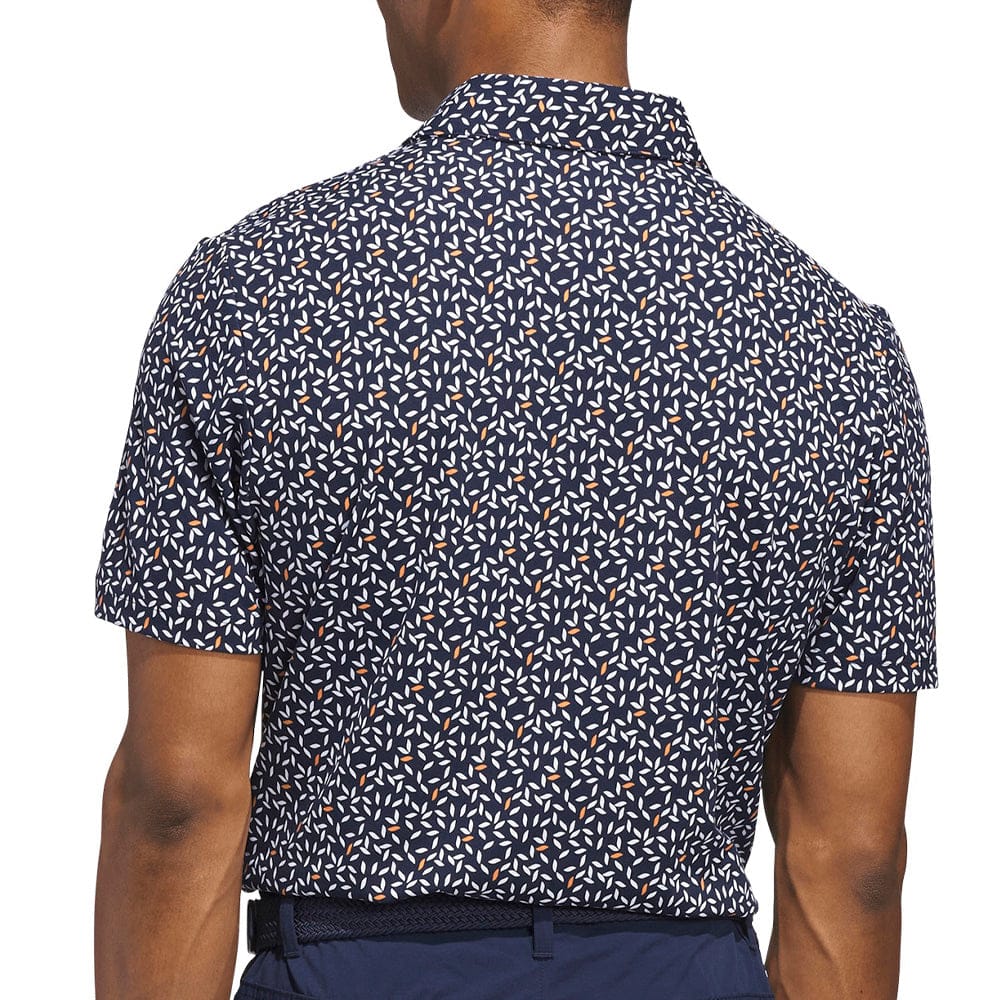 adidas Ultimate365+ Soft Print Polo Shirt - Collegiate Navy/White - Image 2