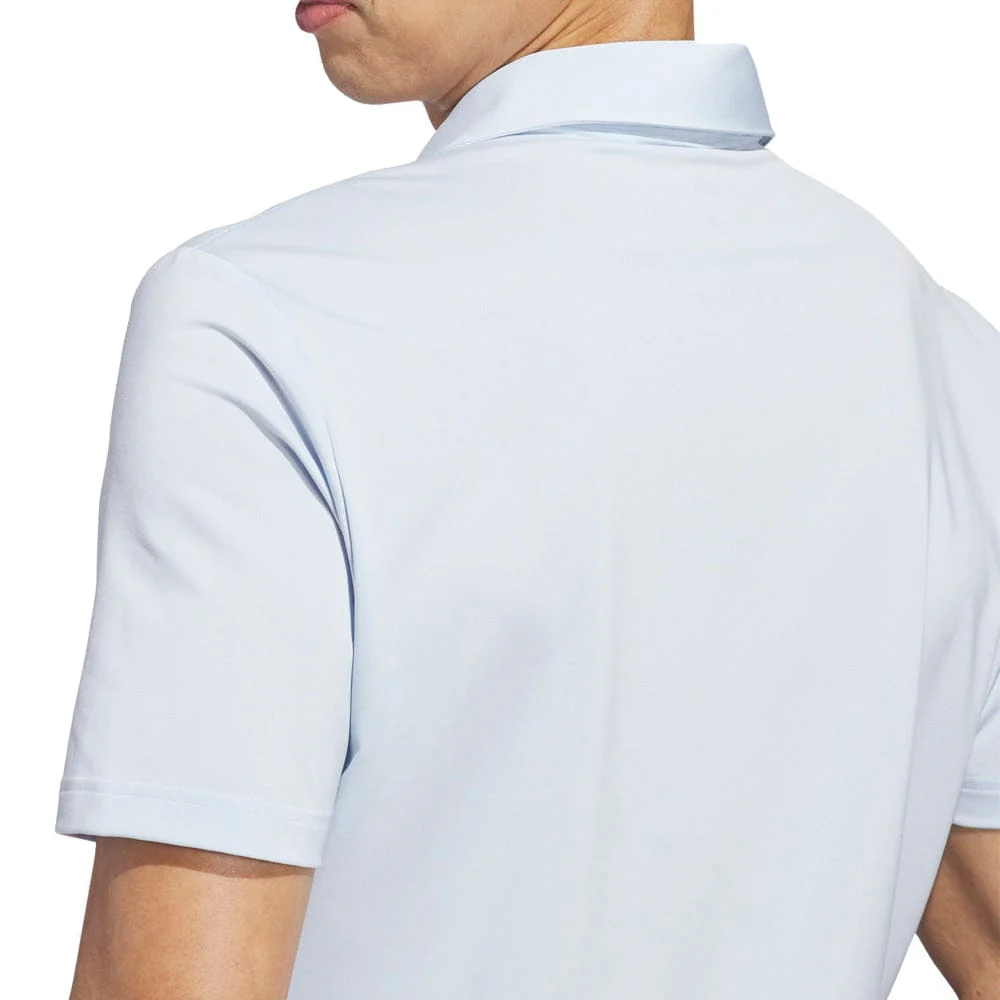 adidas Ultimate365 Solid Polo Shirt - Crystal Sky - Image 4