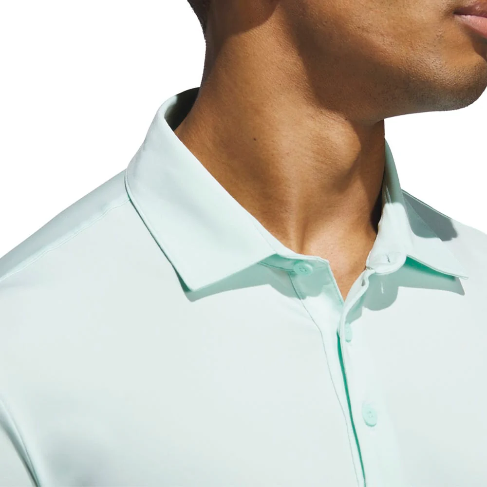 adidas Ultimate365 Solid Polo Shirt - Semi Flash Aqua - Image 4