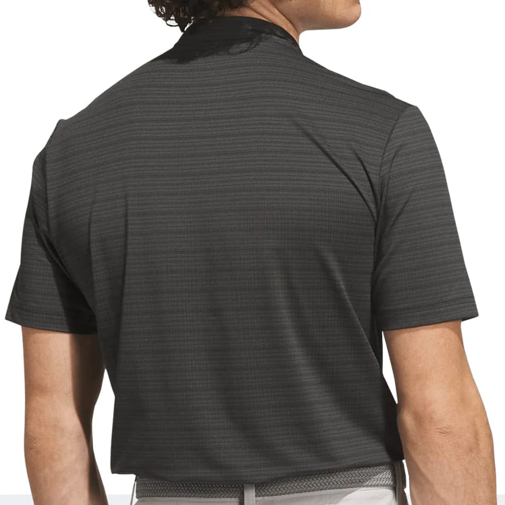 adidas Ultimate365 Sport Collar Polo Shirt - Carbon/Black - Image 2