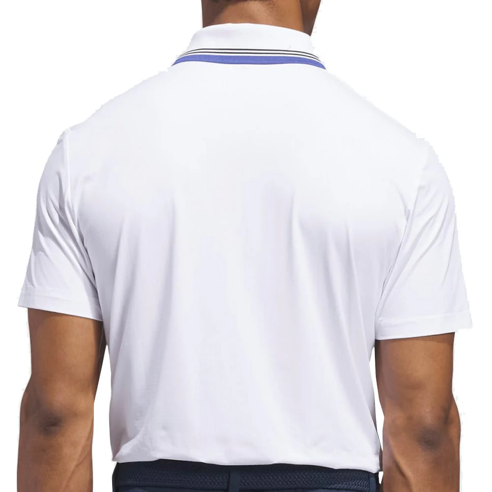 adidas Ultimate365 Tour Climacool Polo Shirt - White - Image 2