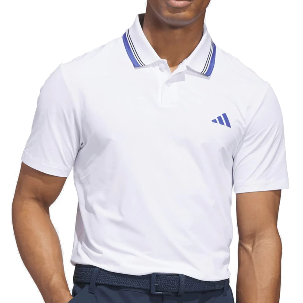 adidas Ultimate365 Tour Climacool Polo Shirt - White - Image 3