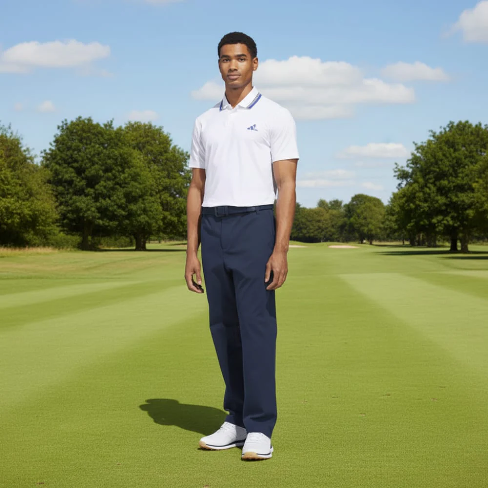 adidas Ultimate365 Tour Climacool Polo Shirt - White - Image 4