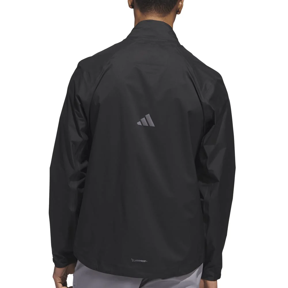 adidas Ultimate365 Tour Climaproof+ Waterproof Full-Zip Rain Suit - Black - Image 5